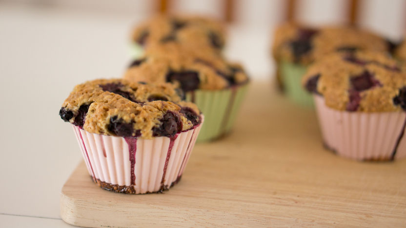 Low Carb Blueberry Muffins